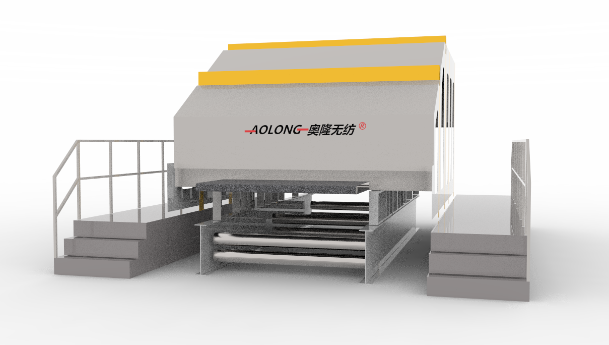 ALTGB --- 4500 мм PP / PET Высокоскоростная иглопробивная машина для производства нетканых материалов из геотекстиля